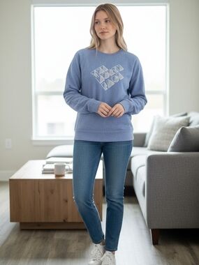 The North Face Light Blue Crewneck Sweatshirt